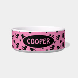 Comedero Dachshund Love food Water Bowl