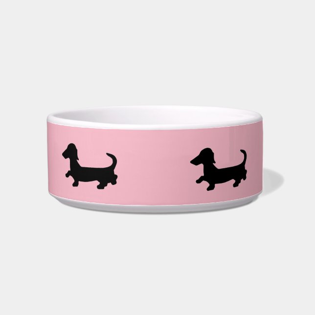 Comedero Dachshund Mascota Food Bowl Wiener Doxie Dish Perr (Derecha)