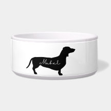 DACHSHUND PET BOWL - MABEL