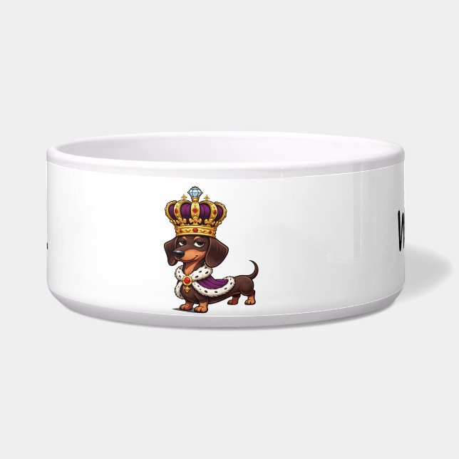 Comedero Dachshund Royal Weenie  (Frente)