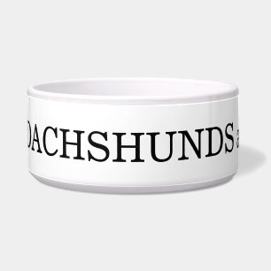 Comedero Dachshunds son los mejores amigos...