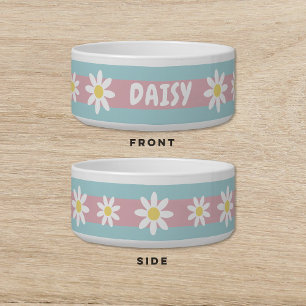 Comedero Daisy Flowers Dog Cat Mascota