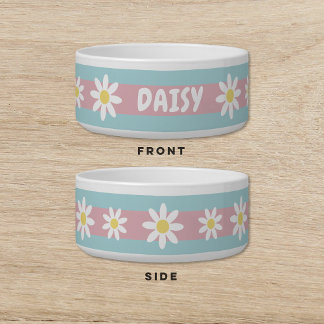 Comedero Daisy Flowers Dog Cat Mascota
