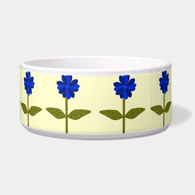 Comedero Daisy Ocean Blue Dog Bowl (Frente)