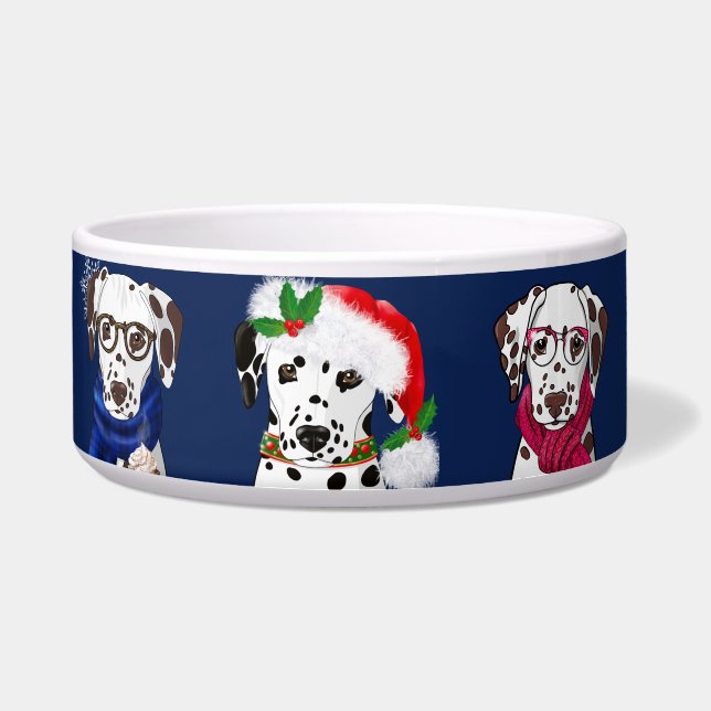 Comedero Dálmatas de Navidad (Frente)