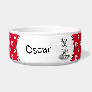 Comedero Dalmatian (hígado 1) Cute Dog Bowl