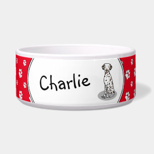 Comedero Dalmatian (hígado 1) Cute Dog Bowl