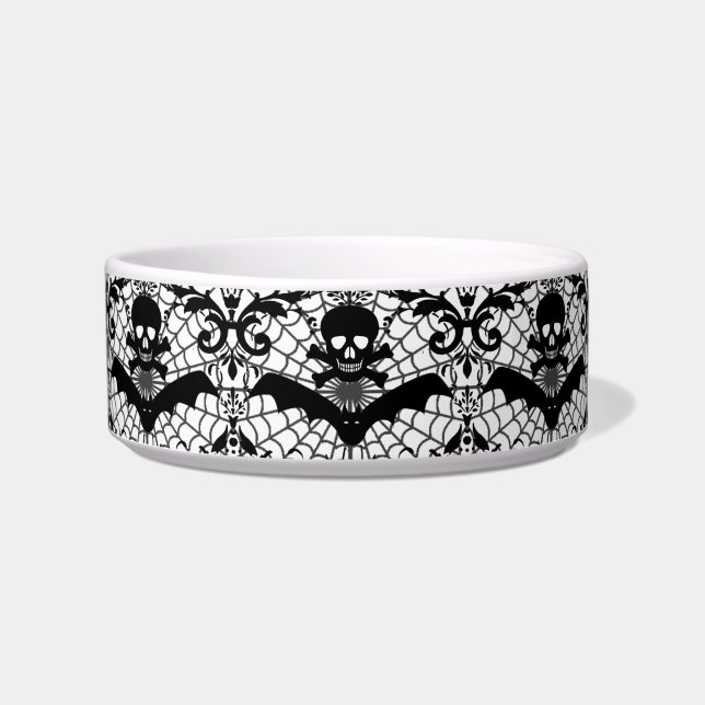 Comedero Damasco de Halloween (Frente)