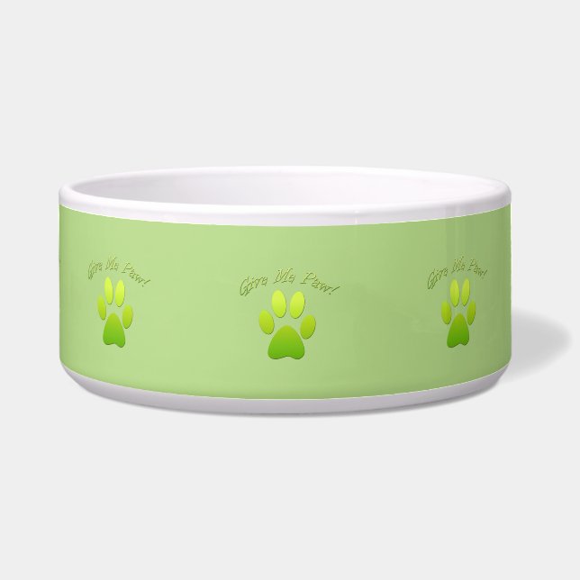 Comedero Dame Paw - verde (Frente)