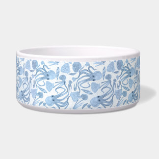 Comedero Deep Blue Octo Pet Bowl