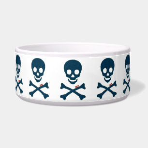 Comedero Denim Skull