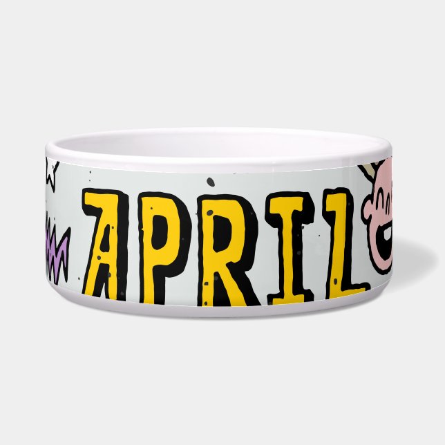 Comedero Día de los inocentes: conjunto de garabatos colori (Frente)