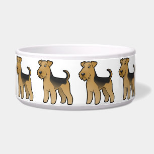 Comedero Dibujo animado Airedale Terrier/Terrier galés