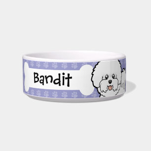 Comedero Dibujo animado Bichon Frise