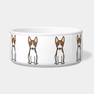 Comedero Dibujo animado del perro de Basenji