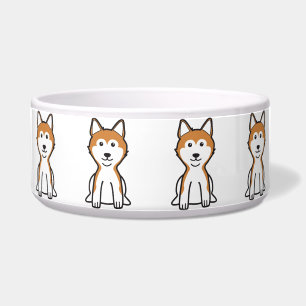 Comedero Dibujo animado del perro de Shiba Inu