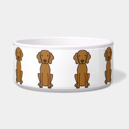Comedero Dibujo animado del perro de Vizsla