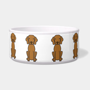 Comedero Dibujo animado del perro de Vizsla