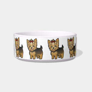 Comedero Dibujo animado Yorkshire Terrier (pelo corto con