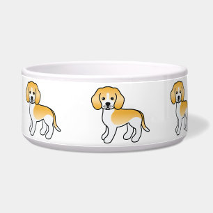 Comedero Dibujos de perros de raza Beagle con abrigo de lim