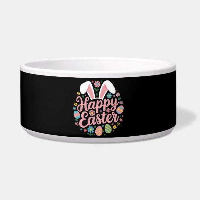 Comedero Dichos Felices de Pascua Huevo Conejo (Frente)