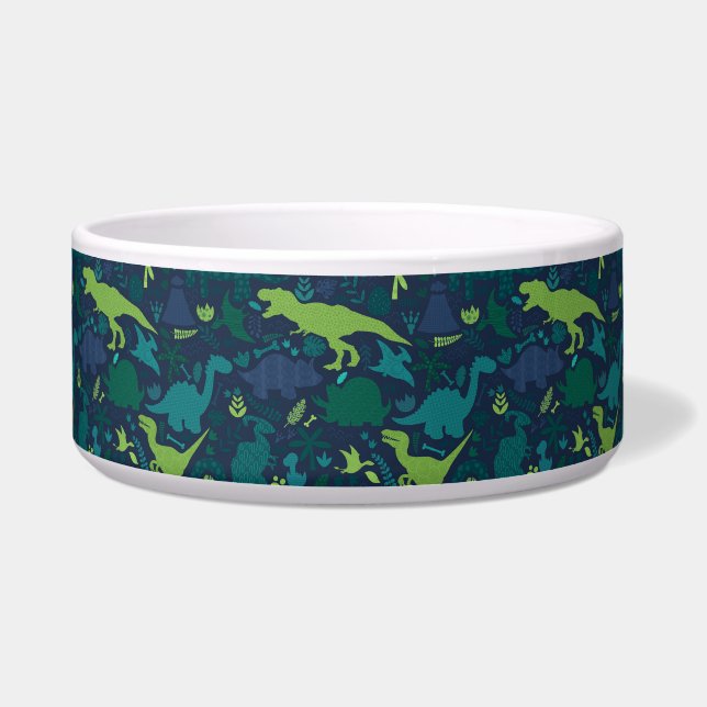 Comedero Dino Doodle Silhouettes Niños Dinosaurio (Frente)