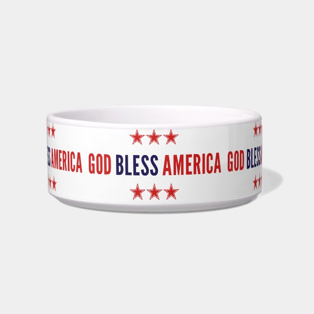 Comedero Dios bendiga a Estados Unidos (Frente)