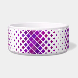 Comedero Diseño de Diamantes Magenta Púrpura
