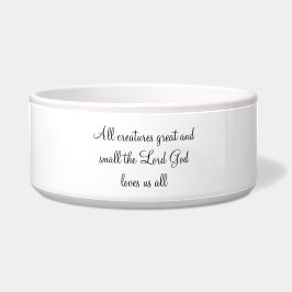 Comedero Diseño de estilo artístico de la mascota Bowl