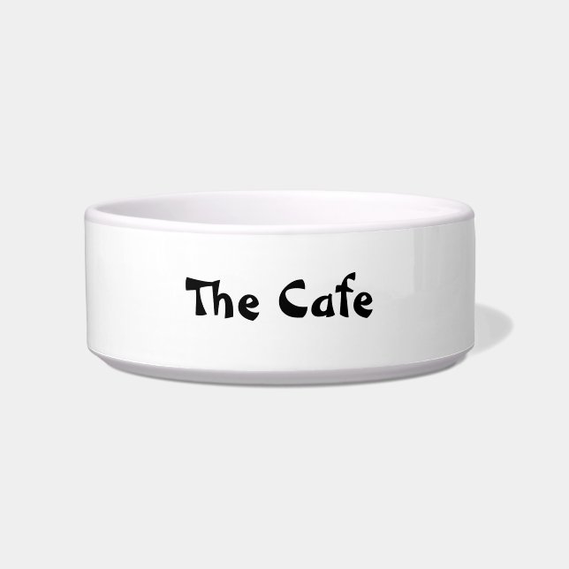 COMEDERO DISEÑO DE ESTILO CERAMIC PET BOWL (Frente)