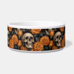 Comedero Diseño de la serie Skull and Rosas 11