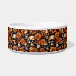 Comedero Diseño de la serie Skull y Rosas 9