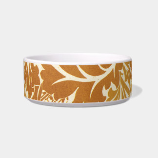 Comedero Diseño de oro de la hoja