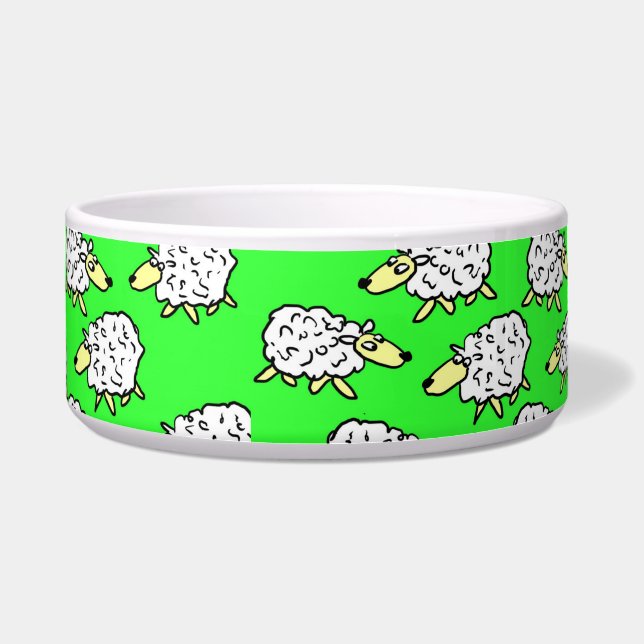 Comedero Diseño de ovejas (Frente)