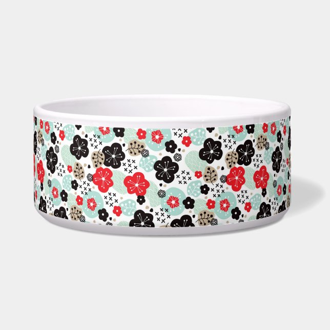 Comedero Diseño de patrones japoneses lindos (Frente)
