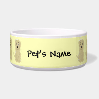 Comedero Diseño de perro de Labrador personalizado