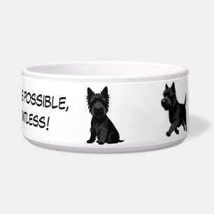 Comedero Diseño de siluetas de mascotas lindas - Perros 1 +