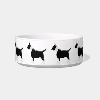 Comedero Diseño del perro de bull terrier
