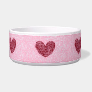 Comedero Diseño difuso de tonos rojos y rosados