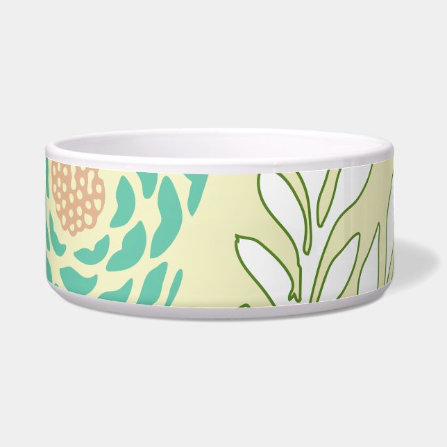 Comedero Diseño floral 21 (Frente)