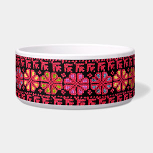 Comedero Diseño impreso de bordado palestino Tatreez