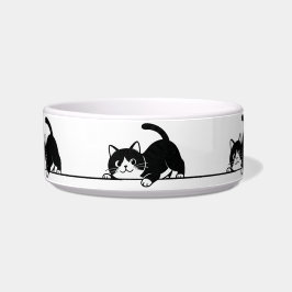 Comedero Diseño minimalista de gatito adorable - CAT 6