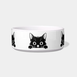 Comedero Diseño minimalista de gatito lindo - GATO 1