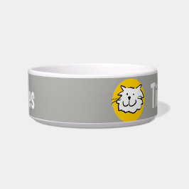 Comedero Diseño sonriente de gato