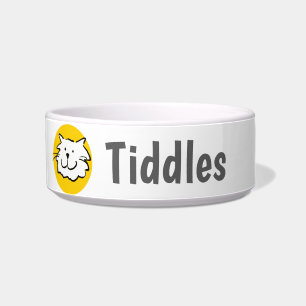 Comedero Diseño sonriente de gato