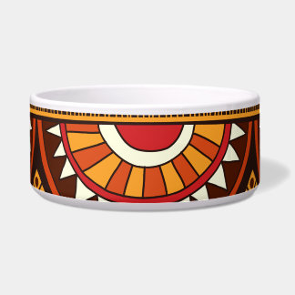 Comedero Diseño tribal sin fisuras para diversos usos.