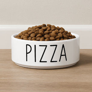 Comedero Divertido perro de pizza