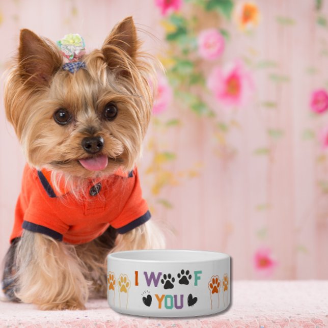 Comedero Divertido Perro Paws Lover (Subido por el creador)