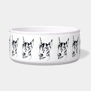 Comedero Doberman Pinscher Dog Bowl