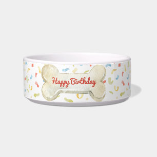 Comedero Dog Bone Birday Party Dog